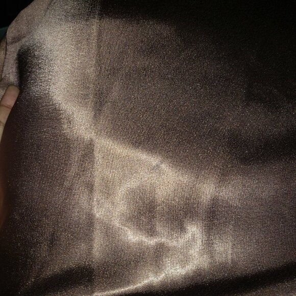 NWT Together Layered Sheer Floral Wrap Dress, Brown Sz 10 (1253) - Picture 7 of 7